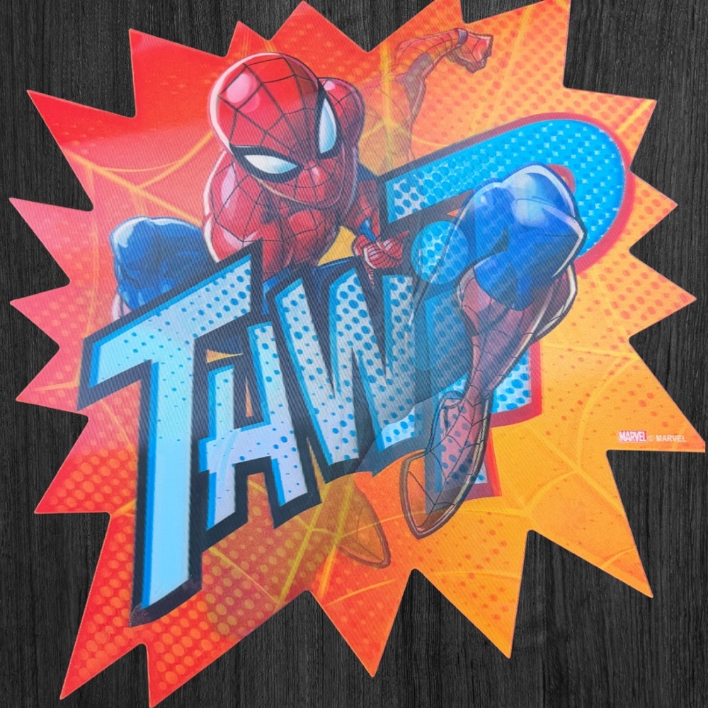 Marvel Spider-Man Thwip Wall Art - Red, Blue, Black